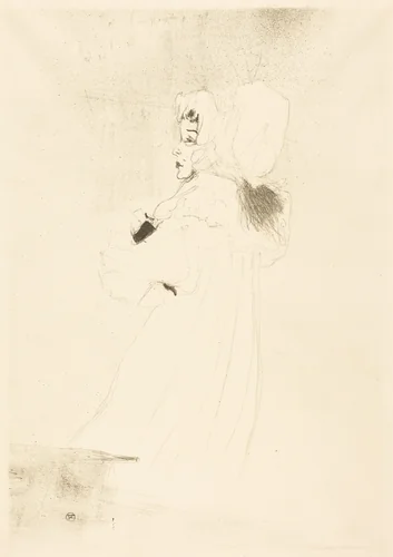 Miss May Belfort, Large Plate (Miss May Belfort, grande planche) by Henri de Toulouse-Lautrec, print, 1895