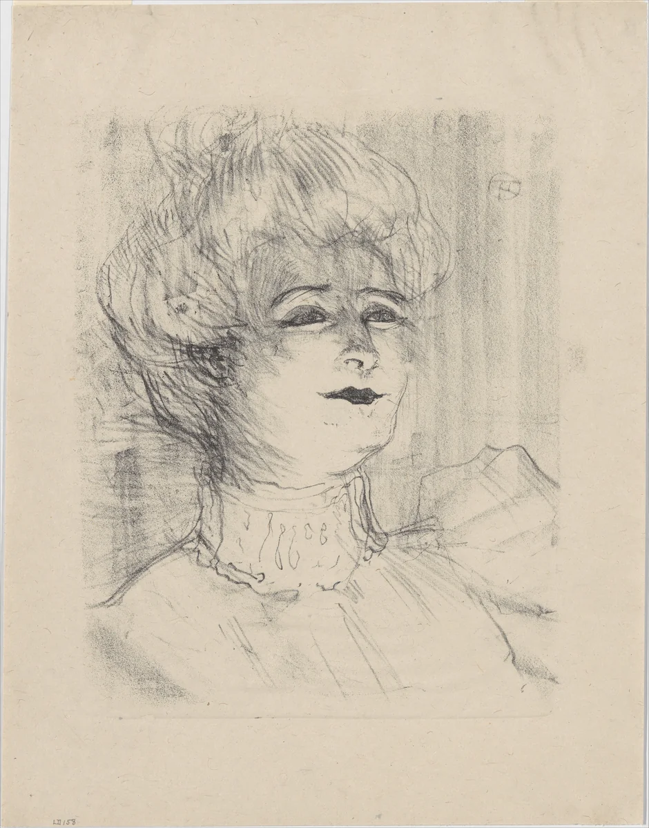 Marie-Louise Marsy by Henri de Toulouse-Lautrec, print, 1898