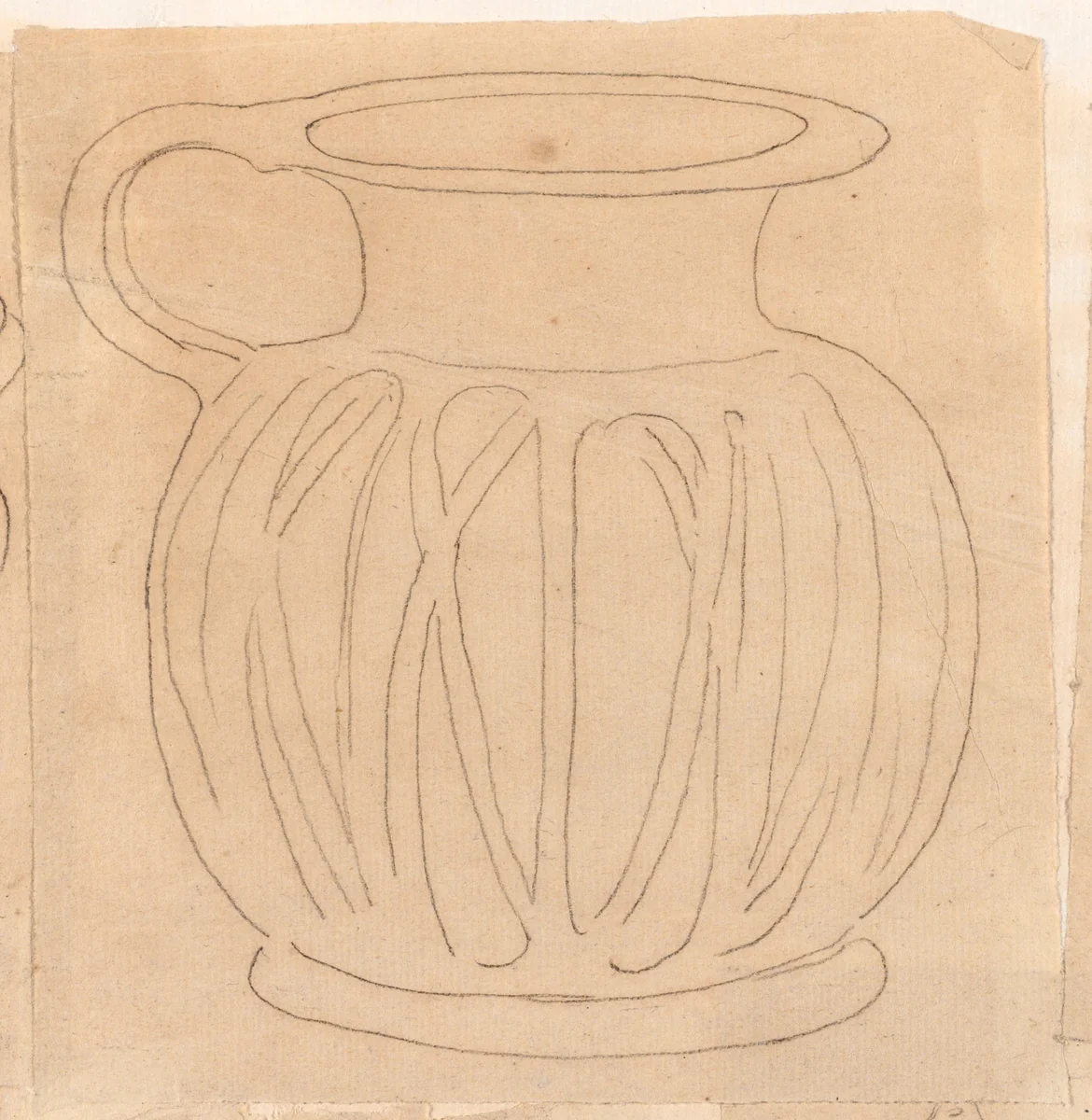 Round Pitcher by Jacques-Louis David, drawing, 1775-1780