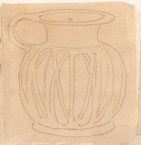 Round Pitcher by Jacques-Louis David, drawing, 1775-1780
