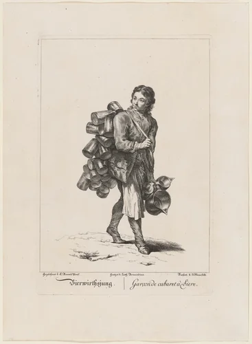 Bierwirthsjung (Beer Hall Boy) by Catherine Brandinn
Sebastian Mansfeld
Johann Christian Brand, print, 1775