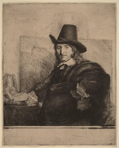 Jan Asselijn by Rembrandt van Rijn, print, 1647