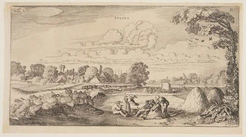 July, from The Twelve Months of the Year by Jan van de Velde II, print, 1616