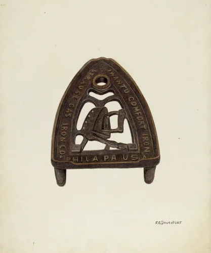 Trivet by F.C. Davenport, index of american design, 1941