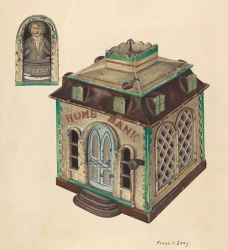 Home Bank by Frank Gray, index of american design, 1937