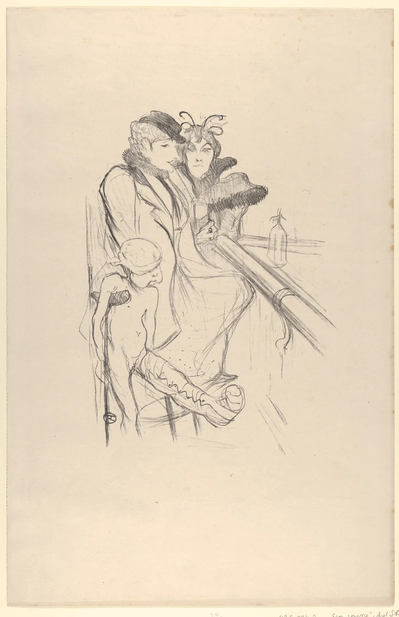 Eros Vanquished by Henri de Toulouse-Lautrec, print, 1894
