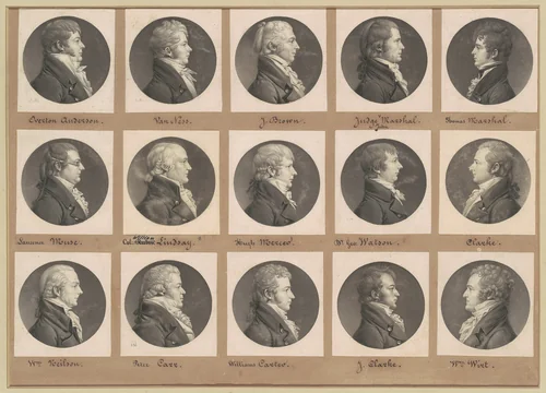 Saint-Mémin Collection of Portraits, Group 40 by Charles B. J. Févret de Saint-Mémin, volume, 1805-1808