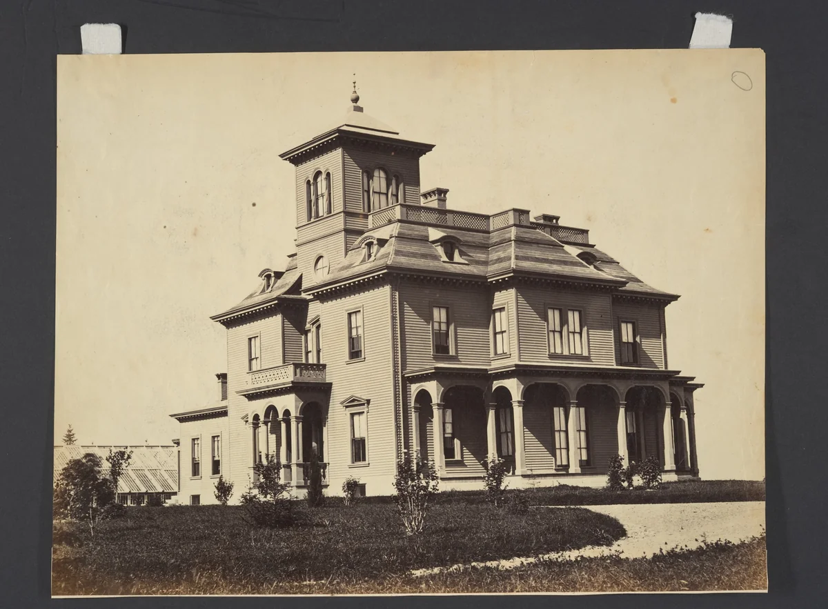 [Victorian House] by James Wallace Black, photograph, 1855-1865