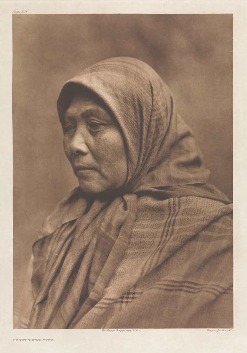 Portfolio IX, Plate 308: Puget Sound Type by Edward Curtis, other, 1899