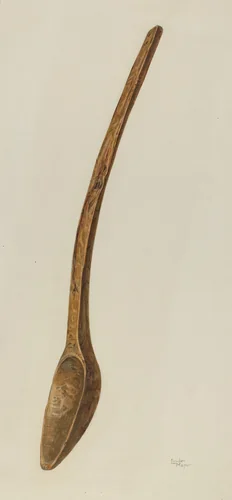 Mixing Spoon by John Lindermayer, index of american design, 1941