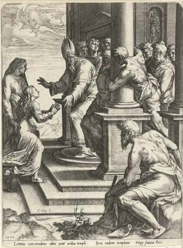 Presentatie van Maria by Unknown, print, 1570