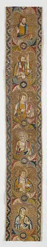 Band from an Orphrey by Italy, Florence, textile, 1360-1369