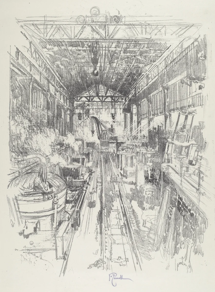 The Cauldrons by Joseph Pennell, print, 1916