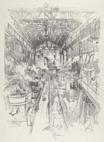 The Cauldrons by Joseph Pennell, print, 1916