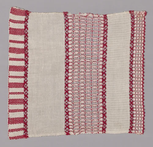 Curtain by Elise Grill, textile, 1889-1890