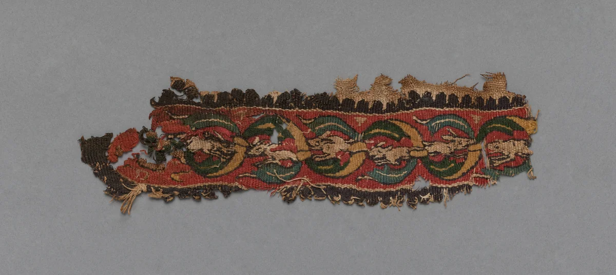 Fragment from a Tunic by Unknown, textile, 500-1599