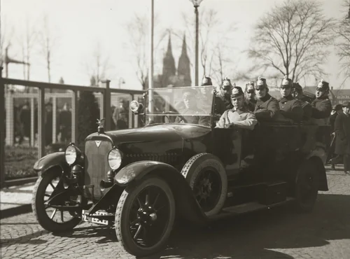 Special Police Squad by August Sander, photograph, 1926
