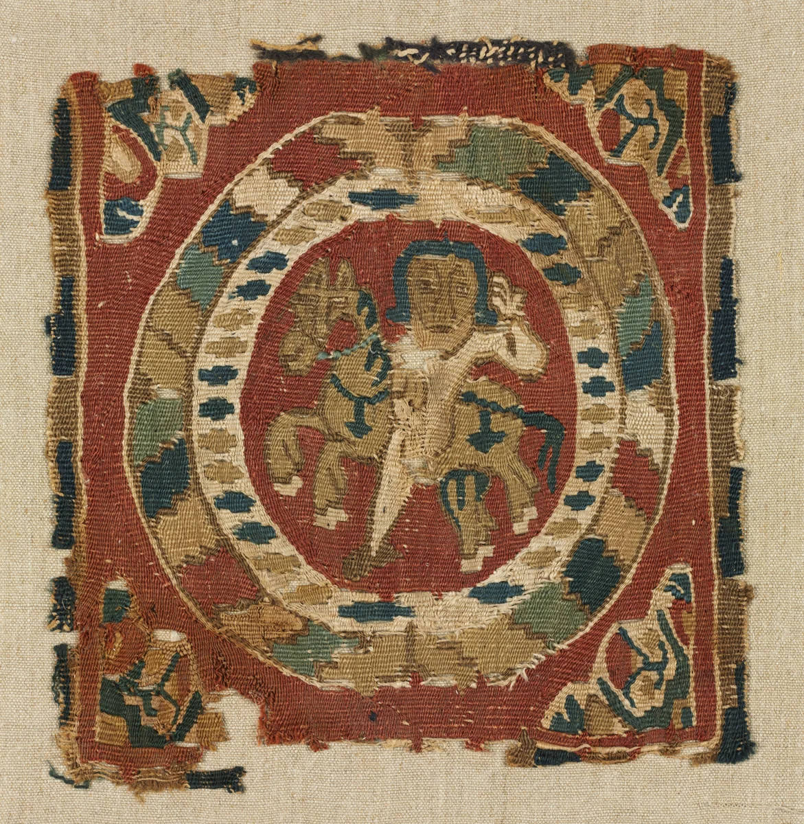 Segmentum from a Tunic by Unknown, textile, 800-850