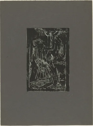 Prayer (Andacht) by Christian Rohlfs, print, 1911