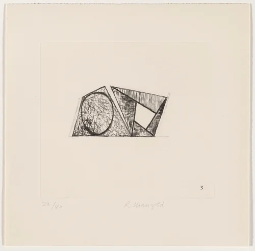 Pages, 3 by Robert Mangold, portfolio, 1989