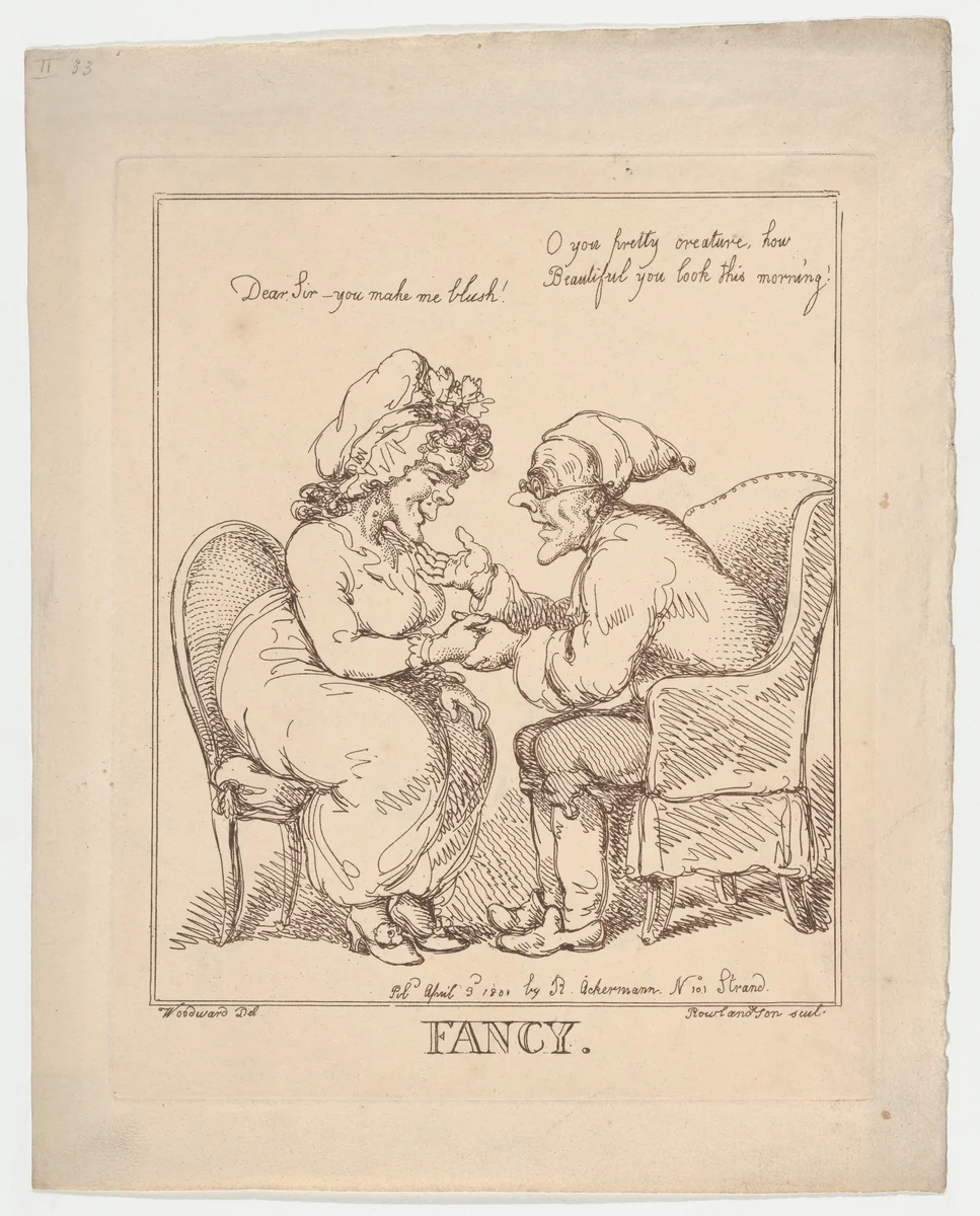 Fancy by Thomas Rowlandson, print, 1801
