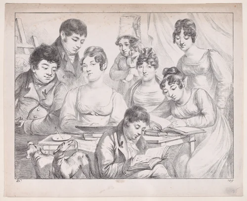 La Famille Denon by Dominique Vivant Denon, print, 1817
