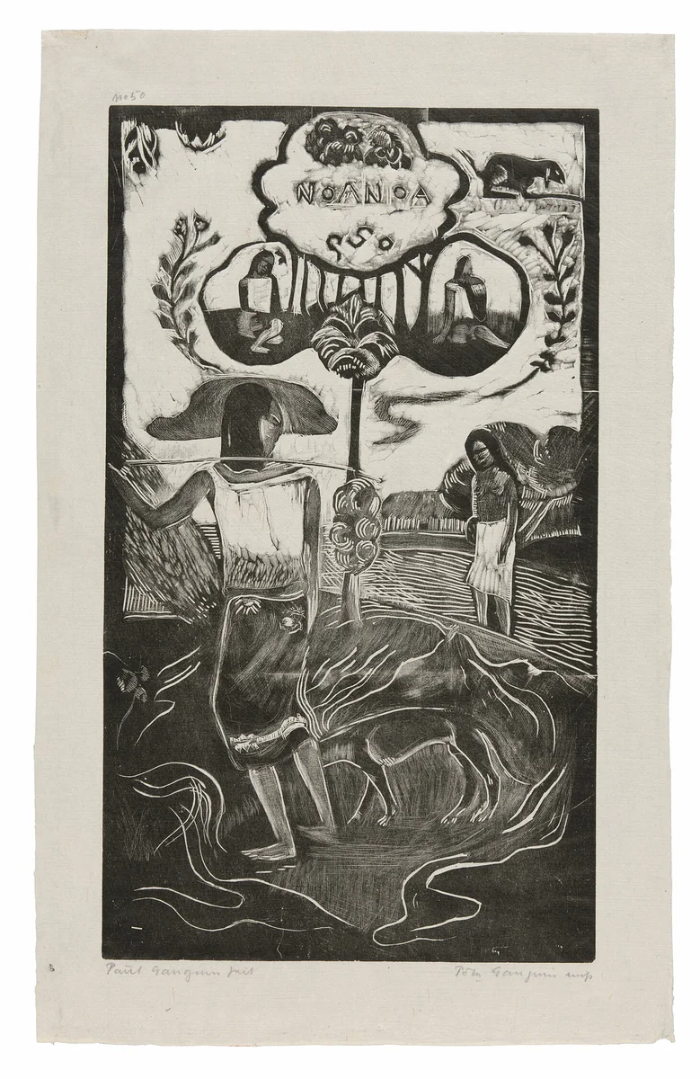 Noa Noa (Fragrant), from the Noa Noa Suite by Paul Gauguin, print, 1893-1894