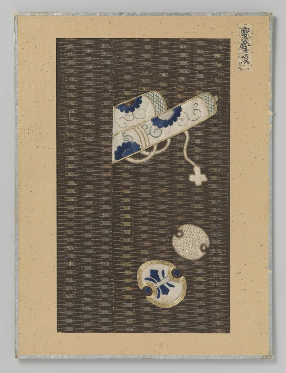 Fragment textiel by anonymous, textile, 1751-1764