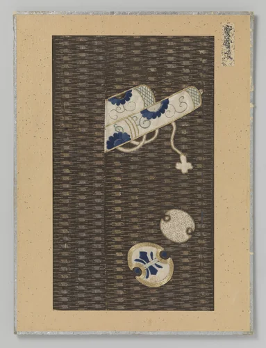 Fragment textiel by anonymous, textile, 1751-1764