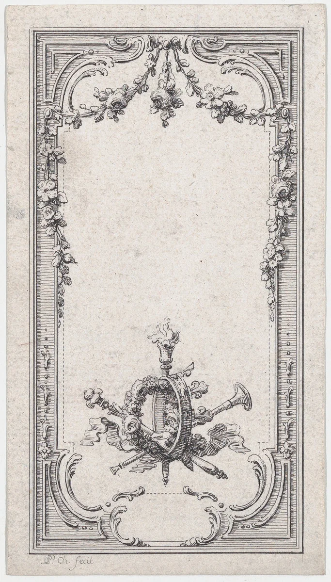Frontispiece, from Bussy-Rabutin's "Histoire amoureuse des Gaules" by Pierre Philippe Choffard, print, 1754