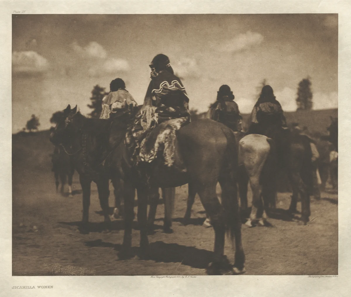 Portfolio I, Plate 25: Jicarilla Women by Edward Curtis, other, 1904
