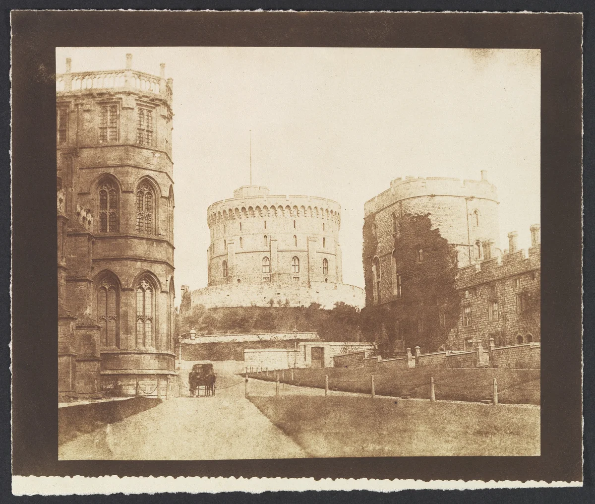 Windsor Castle by William Henry Fox Talbot, photograph, 1841