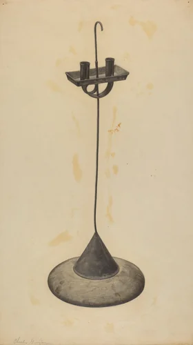 Candlestand by Charles Garjian, index of american design, 1938
