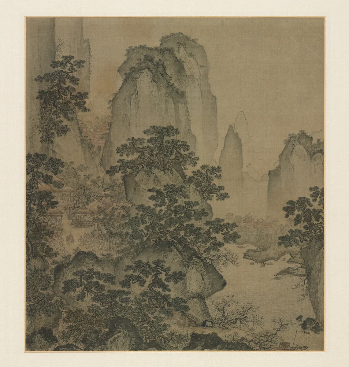 The Haven of the Peach-Blossom Spring by Shi Rui, painting, 1445-1470