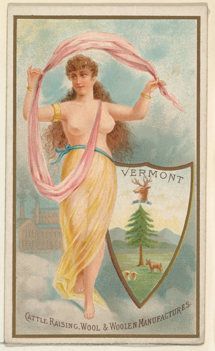 Vermont, from the Industries of States series (N117) issued by Duke Sons & Co. to promote Honest Long Cut Tobacco by W. Duke, Sons & Co., print, 1889
