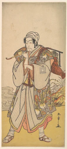 The Actor Danjuro III as an Itinerant Peddler by Katsukawa Shunshô (勝川春章), print, 1726-1792