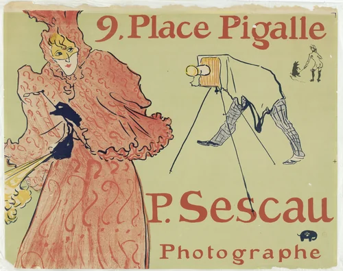 The Photographer Sescau (Le Photographe Sescau) by Henri de Toulouse-Lautrec, print, 1894