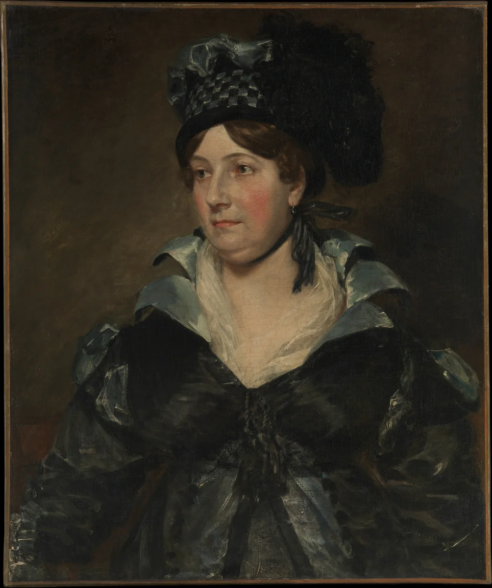 Mrs. James Pulham Sr. (Frances Amys, ca. 1766–1856) by John Constable, painting, 1818