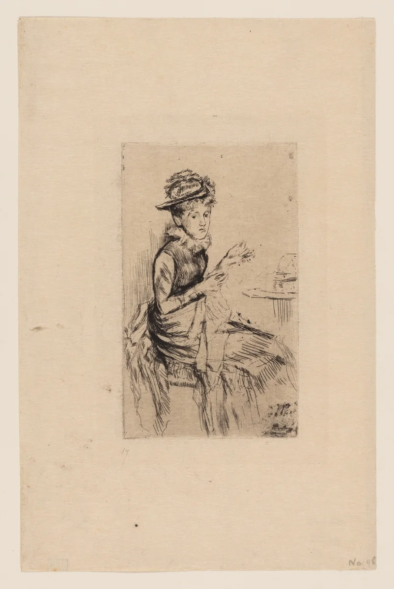 Tatting by James McNeill Whistler, print, 1874