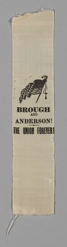 Campaign Ribbon by United States, textile, 1863