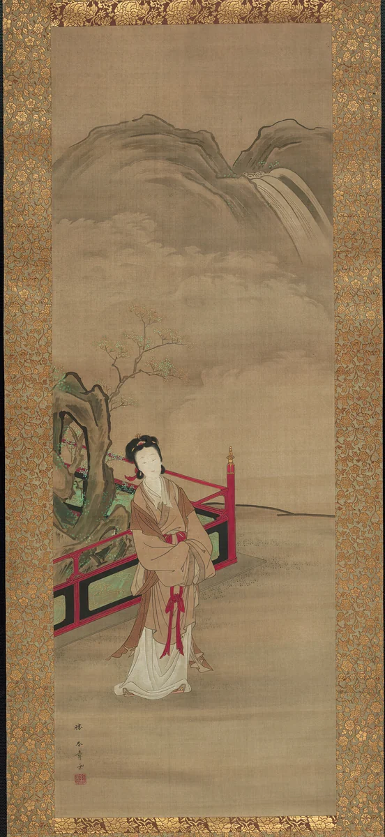 Yang Guifei by Katsukawa Shunshô (勝川春章), other, 1784-1797