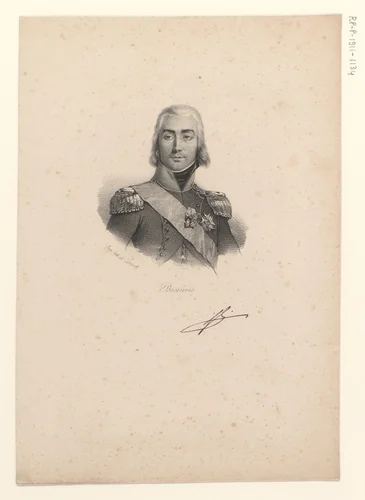 Portret van Jean-Baptiste Bessières by anonymous, print, 1818-1842
