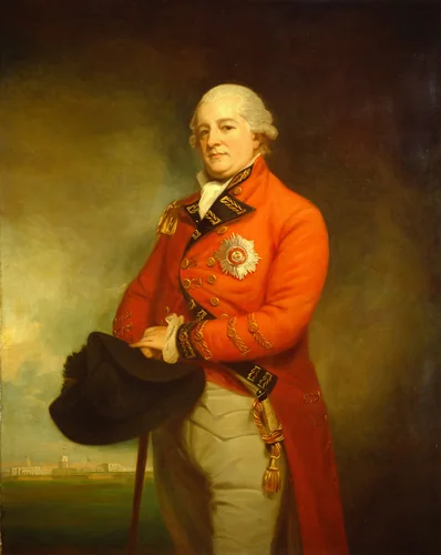 Major-General Sir Archibald Campbell by George Romney, painting, 1790-1792