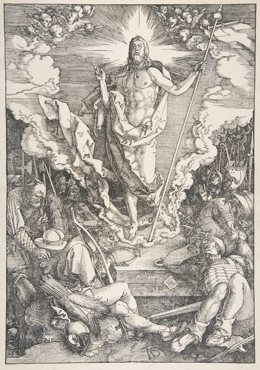The Resurrection, from "The Large Passion" by Albrecht Dürer, print, 1511