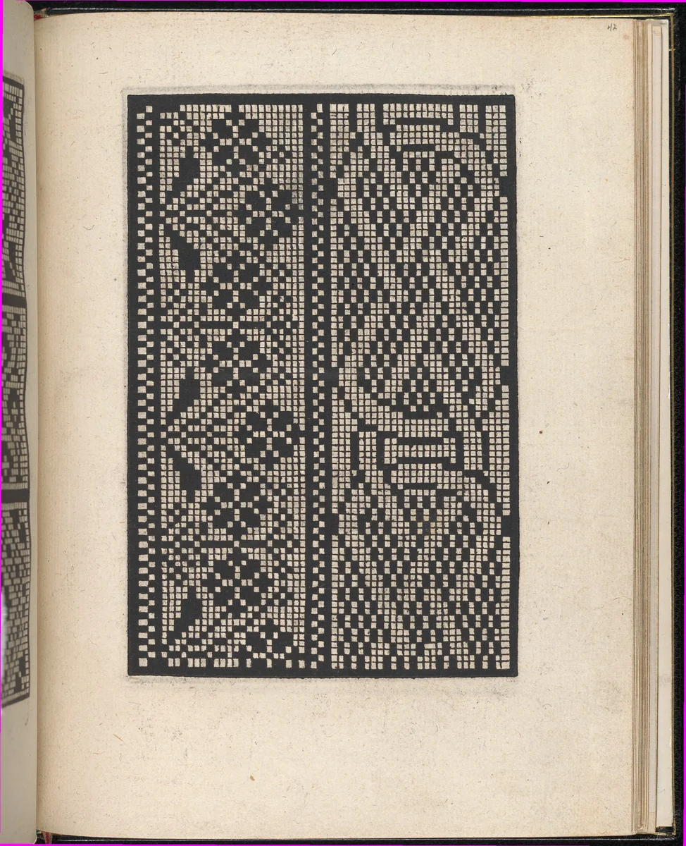 Page from Ein new kunstlich Modelbuch...(Page 42r) by Peter Quentel, book, 1544