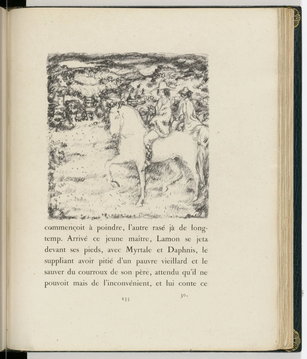In-text plate (page 235) from Daphnis et Chloé by Pierre Bonnard, illustrated book, 1902