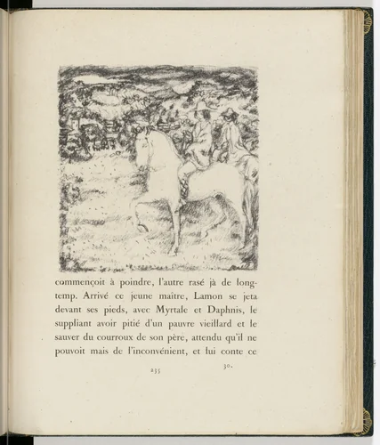 In-text plate (page 235) from Daphnis et Chloé by Pierre Bonnard, illustrated book, 1902