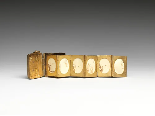 [Miniature Wedding Album of General Tom Thumb and Lavinia Warren] by Mathew Brady, book, 1862-1864