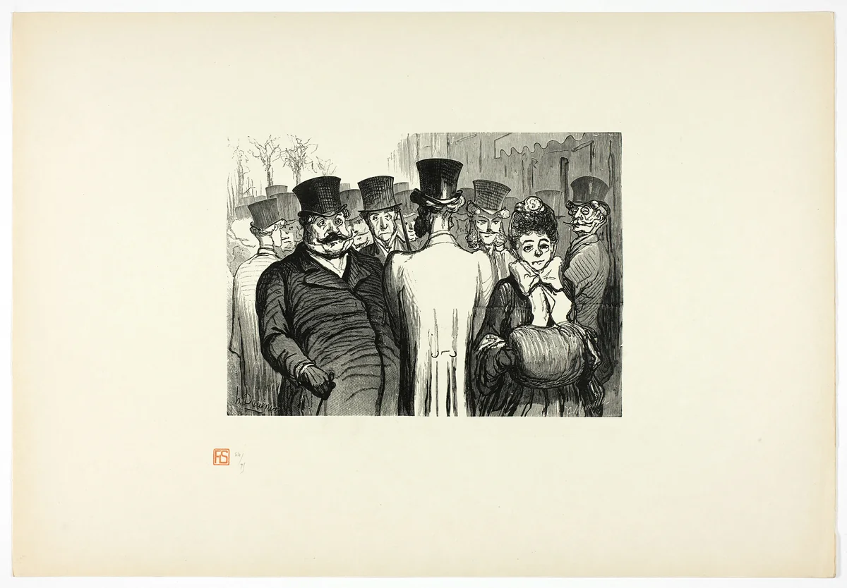 Le Boulevard des Italiens, from Tirage Unique de Trente-Six Bois by Charles Maurand, print, 1862