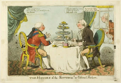 The Honors of the Sitting by Charles Williams, print, 1805